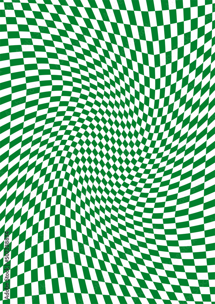 Wall mural checkered background retro vibes graphic print groovy background 60s 70s