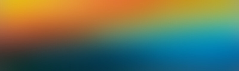 Wide vibrant blur design orange. The textured pattern used for background dark greenish blue.