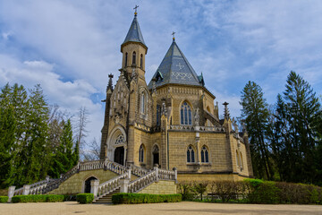 Fototapeta na wymiar Schwarzenberg tomb in “Trebon” in Czech Republic in Europe in HDR