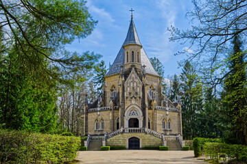 Fototapeta na wymiar Schwarzenberg tomb in “Trebon” in Czech Republic in Europe in HDR