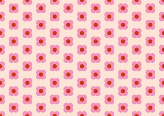 flowers, retro vibes floral graphic print groovy background 60s 70s