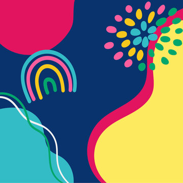 Carnival theme simple flat background