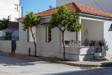Fototapeta na wymiar A house in Nea Ionia