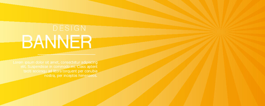 Abstract Background, Yellow Banner