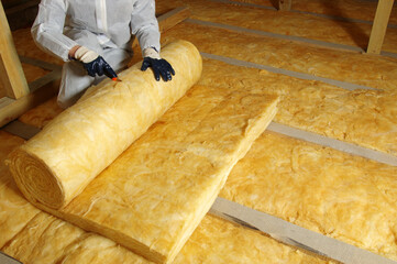 House attic insulation