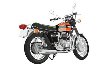 Obraz premium カワサキ ダブルワン