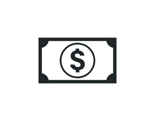 Money Note icon. Monochrome design style from money collection.