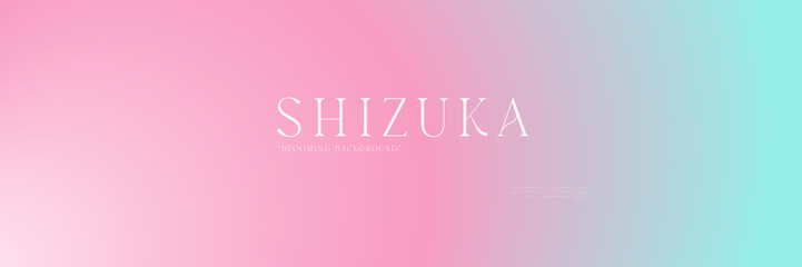 Cute gradient blurred pattern background. Vector wide horizontal abstract soft duotone backdrop template.
