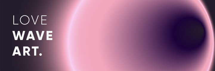 Space gradient blurred pattern background. Vector wide horizontal abstract minimal duotone backdrop template.
