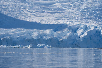 Tidewater glacier in Antarctica