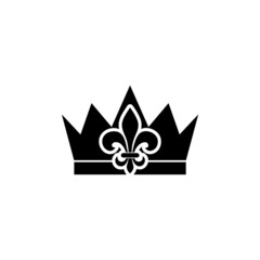 Obraz premium Crown icon isolated on white background