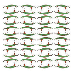 Chili peppers seamless pattern.