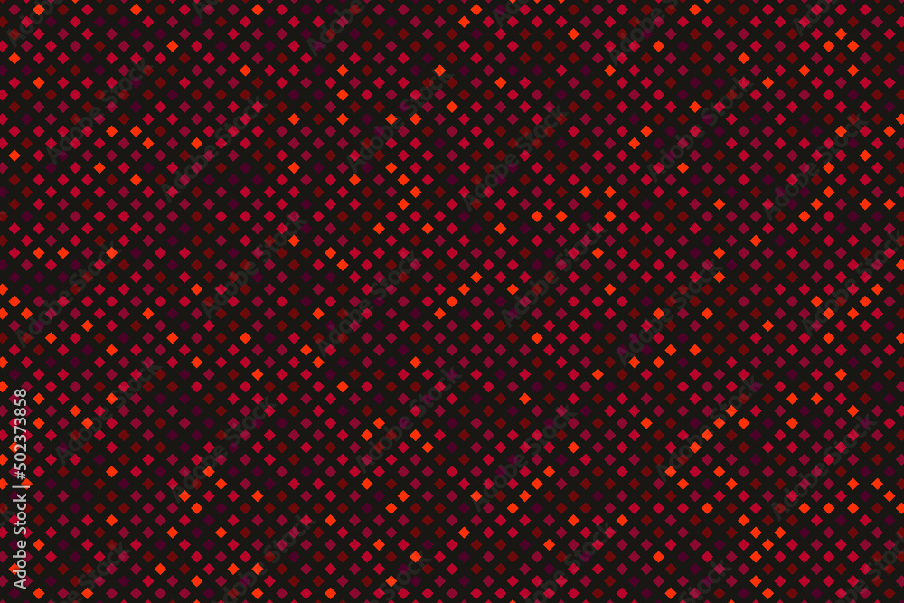 Poster pixel color tile mosaic. abstract color illustration consisting of small squares.