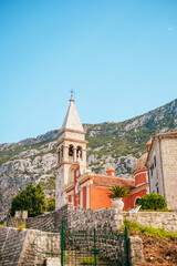 Beautiful panorama of Catholic St. Matthias Church