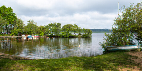 Le lac de Léon dans les Landes (France)