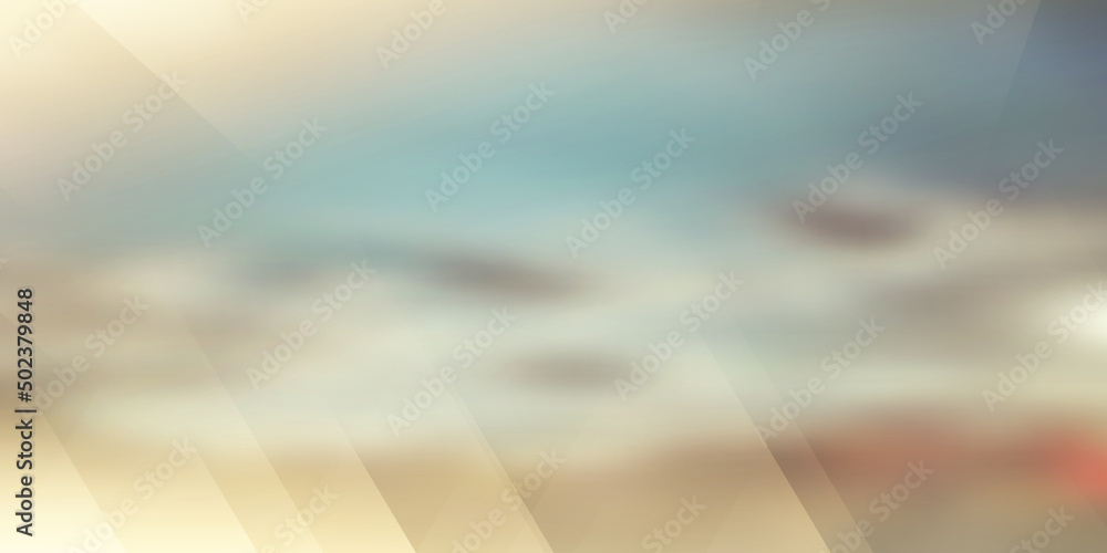 Poster colorful abstract blurry image - cloudy sky - wide scale background creative design template - illus
