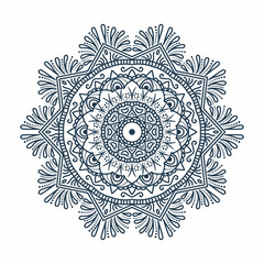monochrome mandala for coloring page