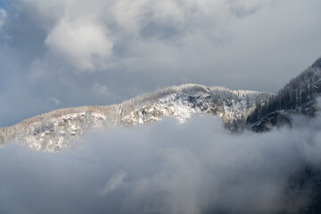 Fototapeta na wymiar Clouds in the Cascade Range