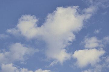 Fototapeta na wymiar Blue sky and white clouds. Beautiful sky background.