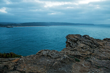 Fototapeta na wymiar Atlantic coast, ocean and cliffs in Portugal