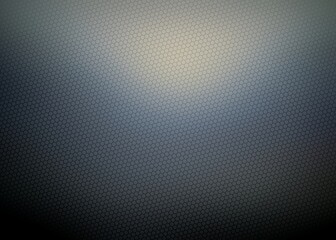 Textured metal grid dark blue toned empty background.