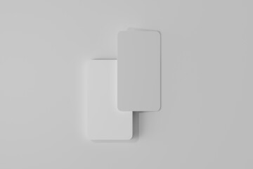 Rounded Corner Vertical Business Card