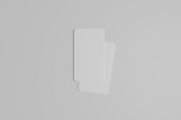 Rounded Corner Vertical Business Card