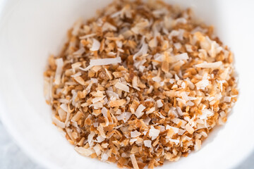 Toasted coconut
