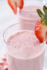 Strawberry banana smoothie