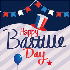 happy bastille day poster