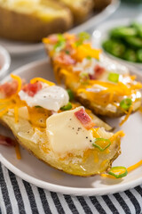 Pressure Cooker Baked Potatoes
