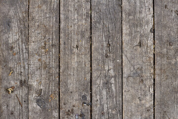 Closeup photo of old gray wooden wall texture background