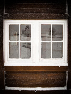 Fenster im Winter
