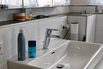sink in a bathroom