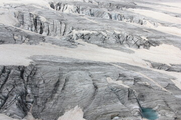 texture de glacier, glacier du tour Chamonix