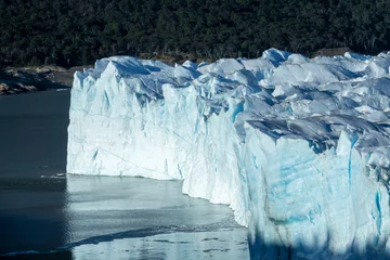 Fotobehang Closeup view of the Perito Moreno Glacier in El Calafate, Argentina, Patagonia, South America © Diego Gomez