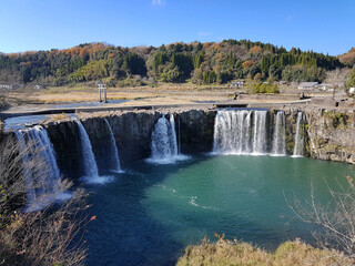 Fototapeta premium Harajiri Falls, an Arch Shape Waterfalls