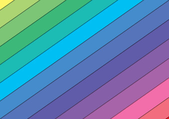 Obraz premium Colorful diagonal textured line background design