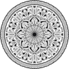 Mandala art vector pattern design