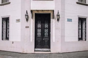 Fotobehang Entrance to the old building in San Antonio de Areco © Regue