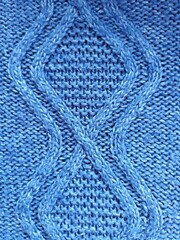 close up of blue fabric