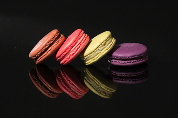 colorful macaroons 