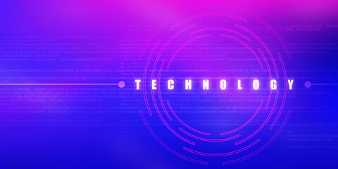 2d illustration abstract technology background concept
