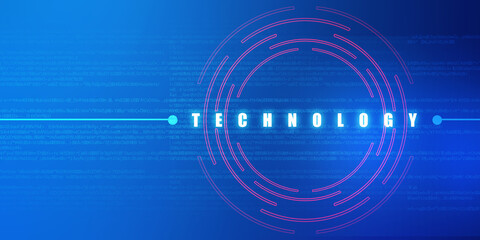 Obraz premium 2d illustration abstract technology background concept 