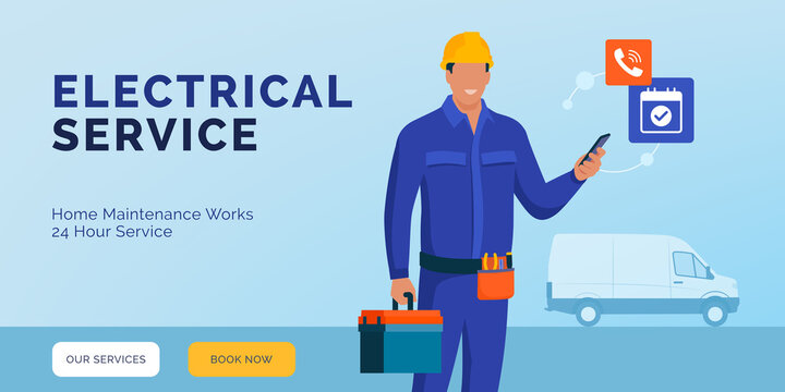 Professional electrical service on call