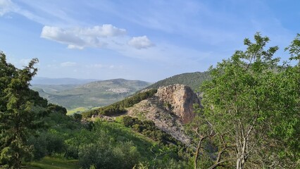 Paisajes de la ruta del Gollizno, Moclín, Granada. 