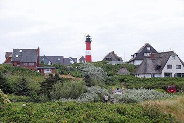 Leuchtturm Hörnum auf Sylt an der Nordsee
