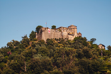 Castello Brown, the ancient fortification in Portofino, italy