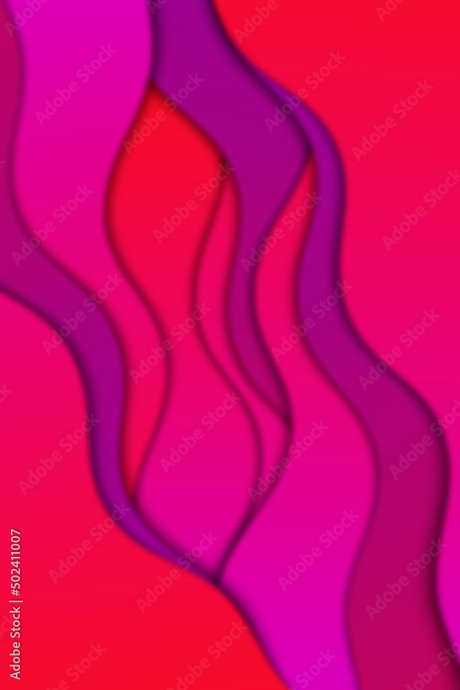 Poster curve color lines. abstract color wave pattern background.