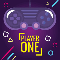 player one video game